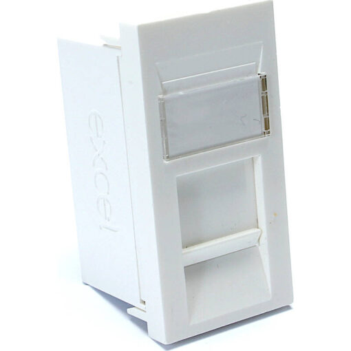 Excel UTP modul RJ45 cat.6, brez zaščite, Euro, bel