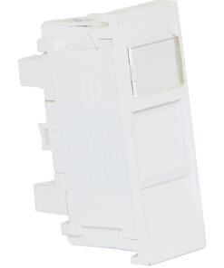 Excel UTP modul RJ45 cat.6, brez zaščite, ozek, bel