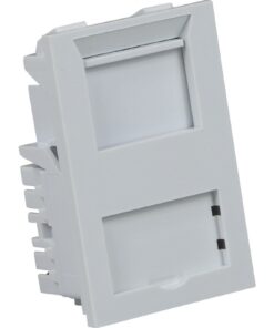 Excel UTP modul RJ45 LJ6C cat.5E, brez zaščite, nizek profil, bel