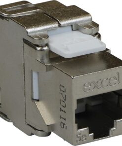 Modul RJ45, STP cat.5e, Toolless, keystone, srebrn