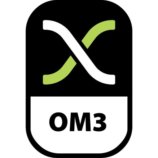 Optični priključni kabel, LC-SC, MM OM3 50/125, dvojno vlakno, 1m
