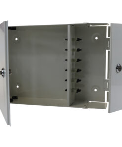 PRIKLJUČNA OMARICA, 6 PORT LC QUAD 24C MM, 2 x VRATA S KLJUČAVICO LOCKABLE, OPREMLJENA