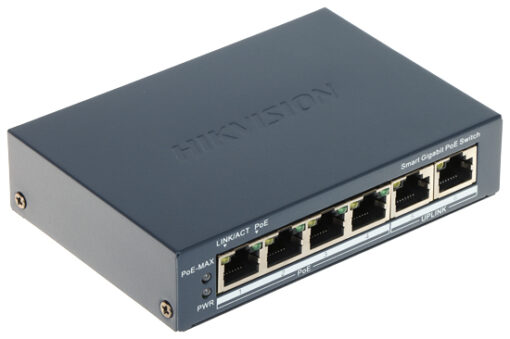 STIKALO PoE DS-3E1506P-EI 4-PORTNI Hikvision