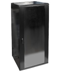 STENSKA OMARA EPRADO, 27HE 1300x570x600mm, steklena vrata, črna