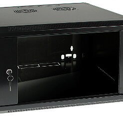 STENSKA OMARA EPRADO, 6HE 370x570x600mm, steklena vrata, črna