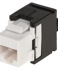 Modul RJ45, UTP cat.6A, Toolless, keystone, črn, GP