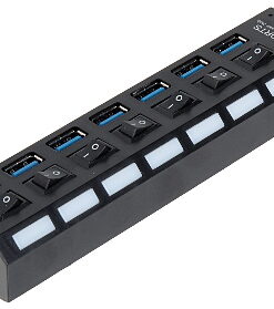 HUB USB 3.0 HUB-USB3.0-1/7 55 cm