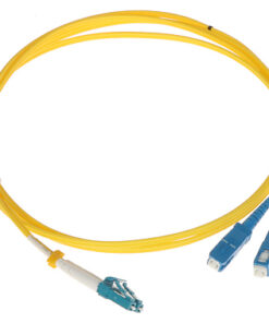 Optični priključni kabel, SC-LC, SM 9/125, dvojno vlakno, 2m, GP