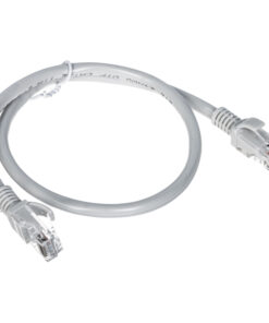 Priključni kabel U/UTP, cat.5e, PVC, siv, 0,5m GP