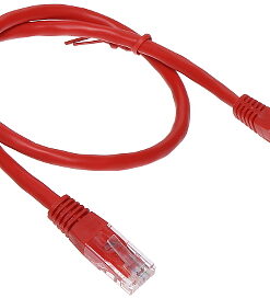 KABEL PATCH RJ45/6/0.5-RED 0.5 m