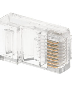 Konektor RJ45, cat.5e UTP, krimp sistem, trda žila, paket 1000kos