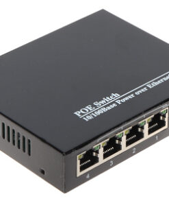Switch PoE, 5xRJ45, 10/100Mb/s