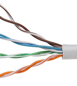 Kabel F/FTP, cat.5e, AWG24, Eca, PVC, siv, 305m GP