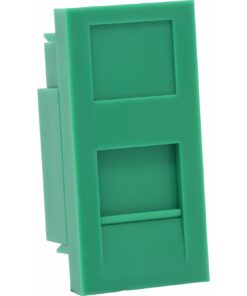 Excel modul za keystone z zaslonko, zelen
