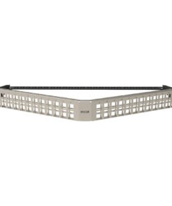 Excel ohišje za patch panel, keystone, 48 portov, STP, srebrno