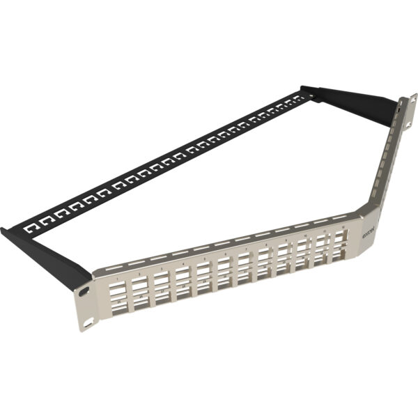 Excel ohišje za patch panel, keystone, 48 portov, STP, srebrno - Image 2