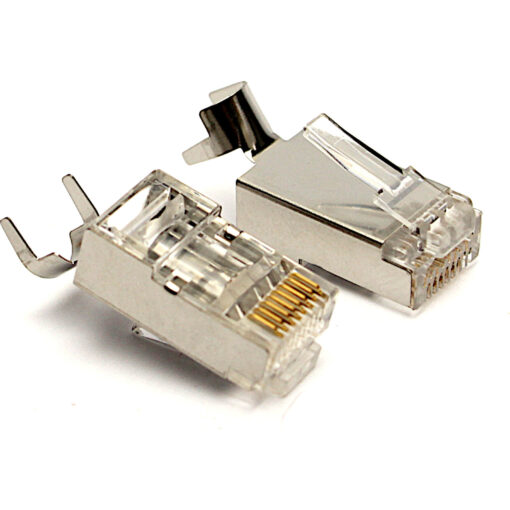 Excel STP RJ45 hitri konektor cat.6/cat.6A in ovoji, PK100