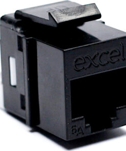 Excel UTP modul cat.6A, K/S, brez zaščite, IDC, črn