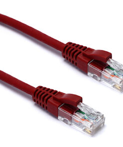 Excel U/UTP patch/lead kabel cat.6, LSOH, z rezilom, 8m, rdeč