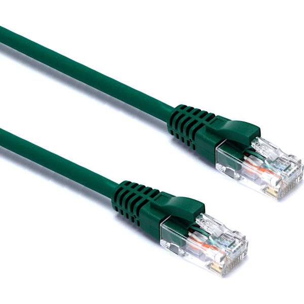 Excel U/UTP patch/lead kabel cat.6, LSOH, z rezilom, 7m, zelen