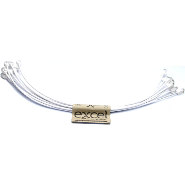 Excel U/UTP L cat.6, mini, P/L, 28AWG, LSOH, 0,5m, bel, PK10 - Image 3