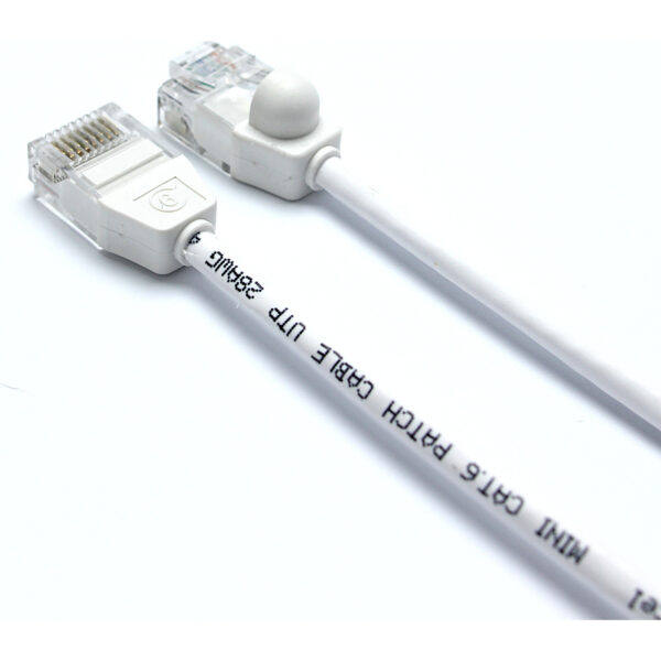 Excel U/UTP kabel cat.6, mini, P/Lead, 28AWG, LSOH, 0,5m, bel - Image 2
