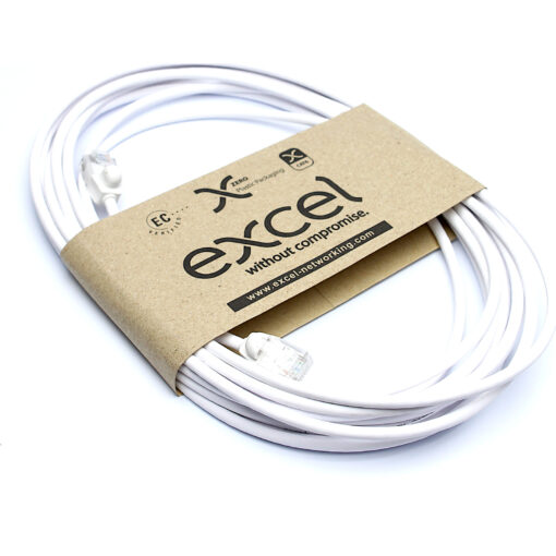 Excel U/UTP kabel cat.6, mini, P/Lead, 28AWG, LSOH, 5m, bel - Image 3