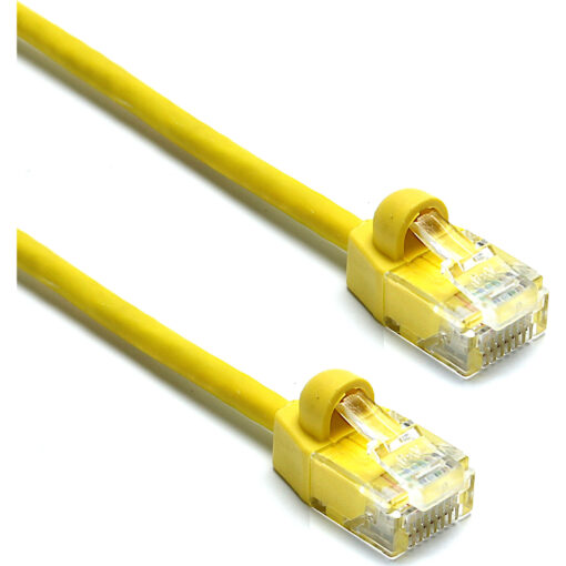 Excel U/UTP L cat.6, mini, P/L, 28AWG, LSOH, 0,5m, rumen, PK10