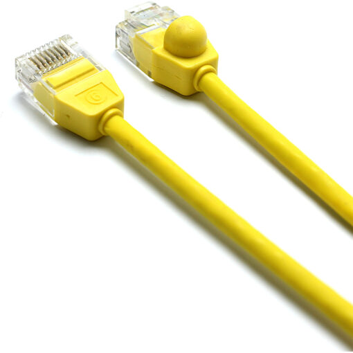 Excel U/UTP L cat.6, mini, P/L, 28AWG, LSOH, 0,5m, rumen, PK10 - Image 2
