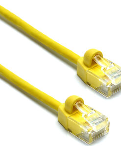 Excel U/UTP kabel cat.6, mini, P/Lead, 28AWG, LSOH, 0,5m, rumen