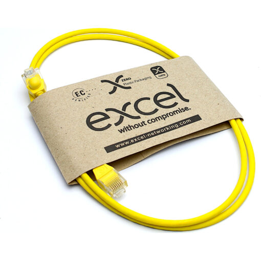Excel U/UTP kabel cat.6, mini, P/Lead, 28AWG, LSOH, 5m, rumen - Image 3