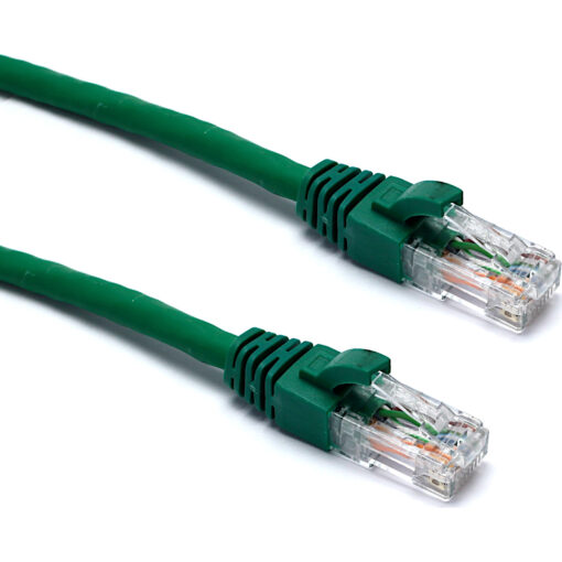Excel U/UTP patch/lead kabel cat.6A, LSOH, z rezilom, 3m, zelen