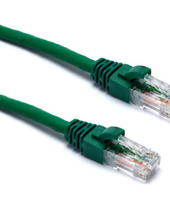 Excel U/UTP patch/lead kabel cat.6A, LSOH, z rezilom, 5m, zelen