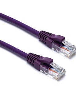 Excel U/UTP kabel cat.6, P/Lead, LSOH, z rezilom, 1,5m, vijoličen