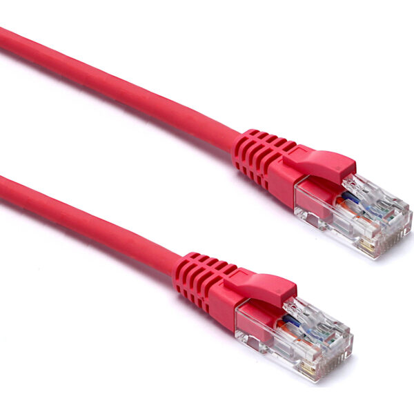 Excel U/UTP patch/lead kabel cat.6, LSOH, z rezilom, 1m, roza