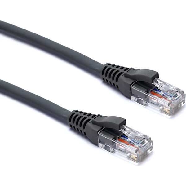 Excel U/UTP patch/lead kabel cat.6, LSOH, z rezilom, 0,75m, siv