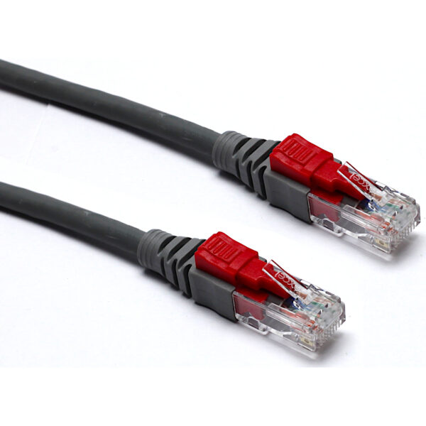 Excel U/UTP kabel cat.6, s ključavnico, P/L, LSOH, z rezilom, 1m, siv