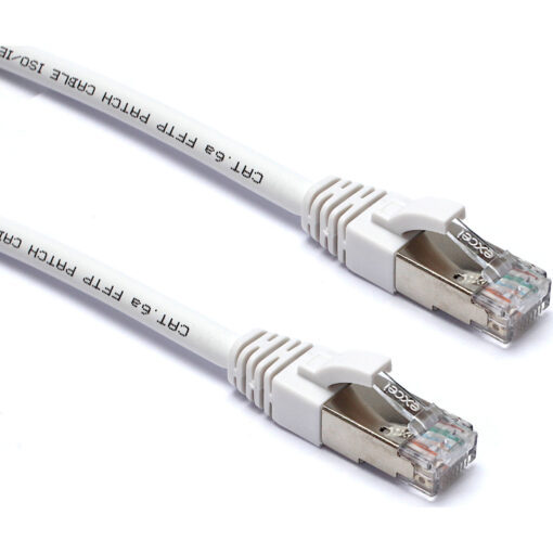 Excel S/FTP kabel cat.6A, P/Lead, LSOH, 215mm, bel, PK10