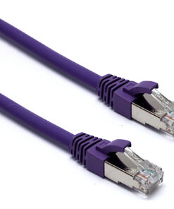 Excel S/FTP kabel cat.6A, P/Lead, LSOH, 215mm, vijoličen, PK10