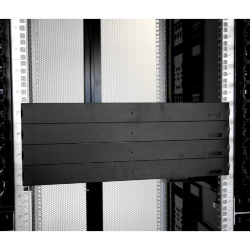 Excel slep panel 1U x 4, črn - Image 3