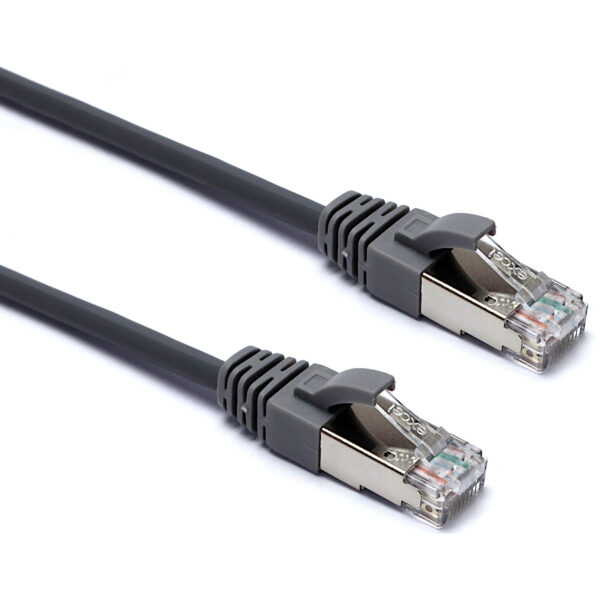 Excel U/FTP patch/lead kabel cat.6A, 28AWG, 2m, siv