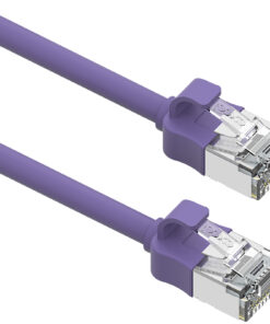 Excel patch/lead kabel cat.6A, mini, 28AWG, 0,3m, vijoličen, PK10