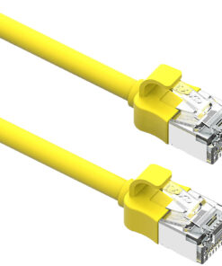 Excel patch/lead kabel cat.6A, mini, 28AWG, 2m, rumen
