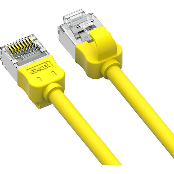 Excel patch/lead kabel cat.6A, mini, 28AWG, 2m, rumen - Image 2