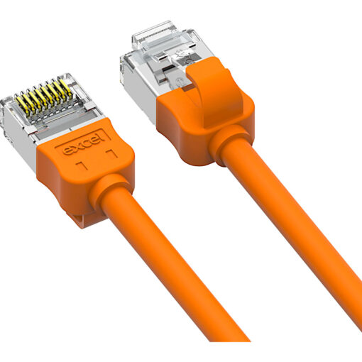 Excel patch/lead kabel cat.6A, mini, 28AWG, 1,5m, oranžen - Image 2