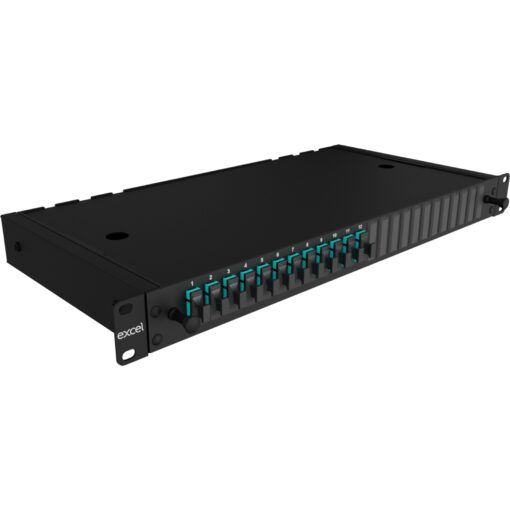 Excel Enbeam 24-smerni optični panel, MM FOP 12 SC DX (24F), sinje moder, P