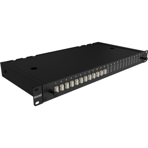Excel Enbeam 24-smerni optični panel, MM FOP 12 SC SX (12F), bež, P