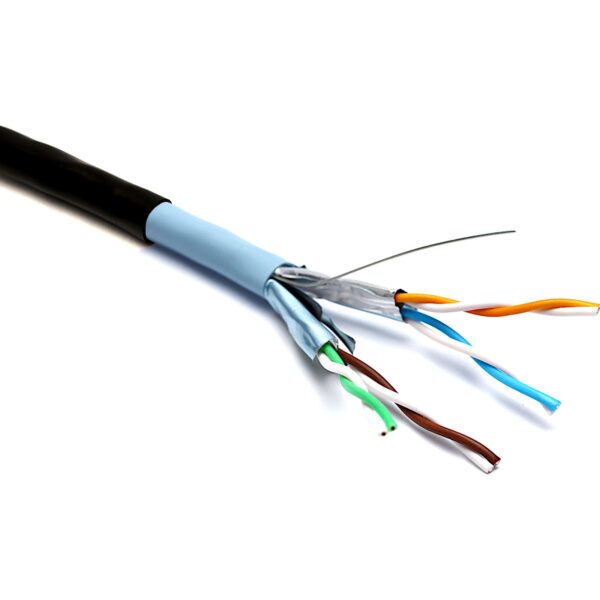 Excel U/FTP kabel cat.6A, zunanji/notranji, Fca-B2ca, 500m, črn