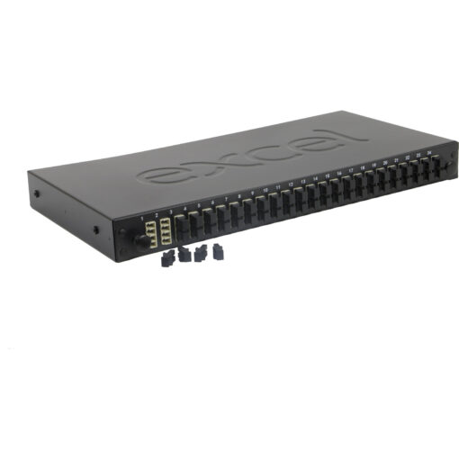 Excel Enbeam 24-smerni optični panel, MM FOP 24 LC QD (96F), bež