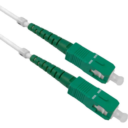 Excel OS2 optični kabel, P/L G.657.B3 SCA-SCA, 2,8mm, SX, bel, 0,5m
